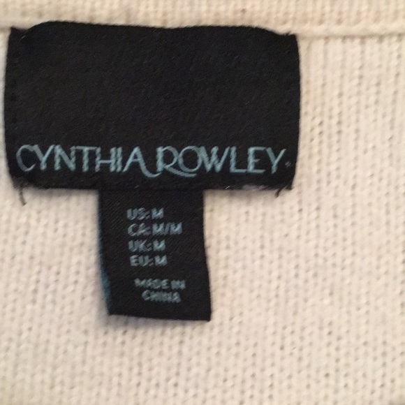 Perfect Fall Sweater! Cream with braided design - Picture 2 of 5